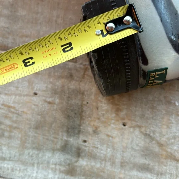 “RALPH LAUREN”rain boots sz. 6.  Brown/Beige zebra stripe.  Excellent condition. - Picture 9 of 10